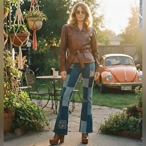 Vintage Berman’s Women's Burgundy Leather Jacket